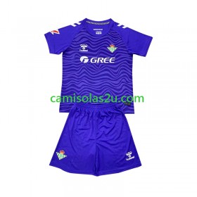 Camisolas de futebol Real Betis Guarda Redes Criança Equipamento 3ª 2024/25 Manga Curta